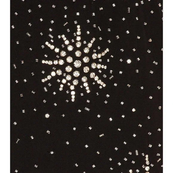 DUNDAS x REVOLVE Nova Embellished Mini Dress in Black & Silver